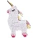 BLUE PANDA - 3 Pack Mini Unicorn Pinatas for Girl Birthday Party Decorations (5.25 x 8.7 x 2 In)
