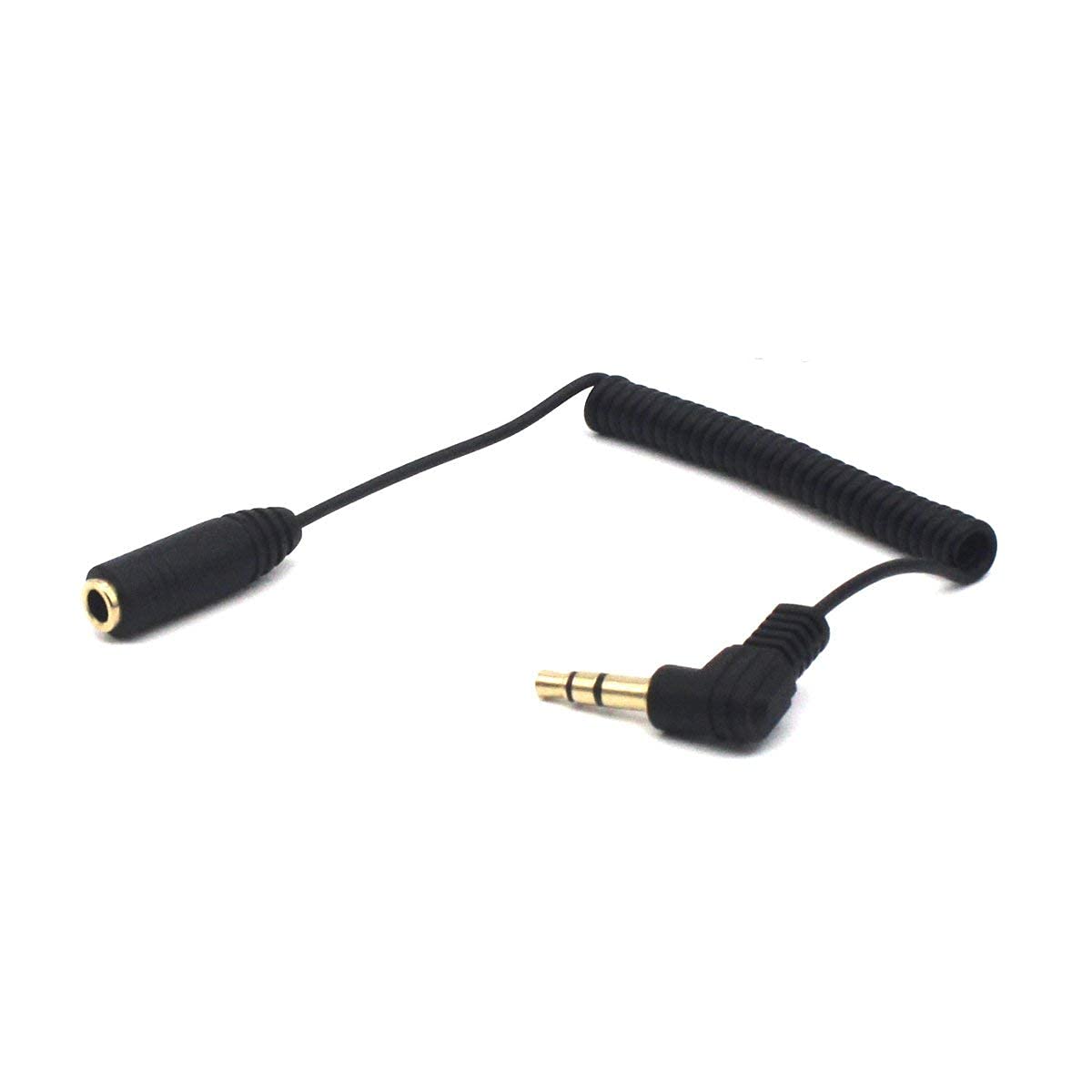 Amazon | Kework 3.5mm TRS ステレオ延長オーディオコイルケーブル、2