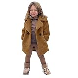 Toddler Kids Duffle Overcoat Winter Windproof Thicken Coat Jacket Warm Fleece Outerwear Trench Windbreaker Top for Boys Girls