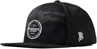 Branded Bills Hardworking Flat Performance Hat for Men | Baseball Cap