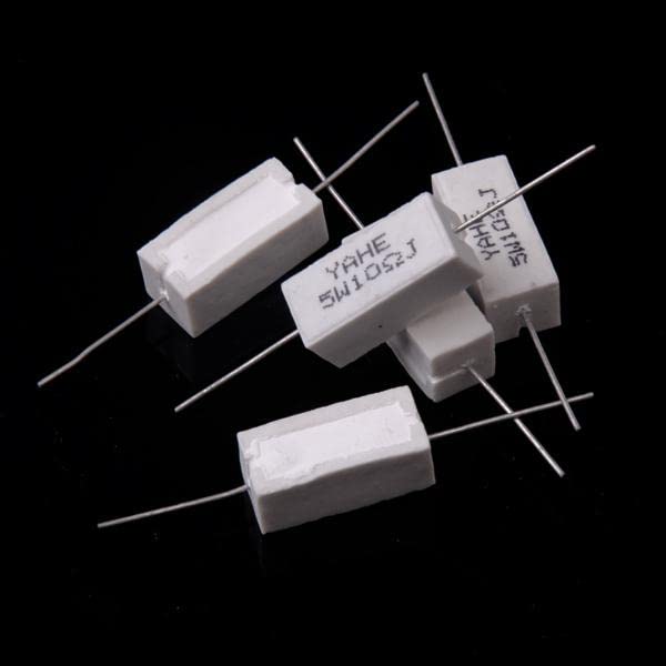 MERISHOPP® 10pcs 5W 10 Ohm Ceramic Power Resistors|Business & Industrial | Electrical & Test Equipment | Electronic Components |10 X Ceramic Resistor