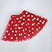 Itotoheart Halloween Tutu Women Red White Polka Dot Tutu Adult Costume with Mouse Headband (red White Polka dot)
