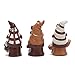Hodao Set of 3 Coffee Gnomes Decorations Coffee Bar Decor Accessories Swedish Tomte Gnomes Figurines Tiered Tray Elf Decor Home Gifts for Mom, Grandma, Women