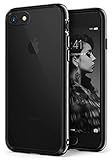 iPhone 7 / iPhone 8 Case, Ringke [FUSION] Crystal Clear PC Back TPU Bumper [Drop Protection/Shock Absorption Technology] Raised Bezels Protective Cover For Apple iPhone 7 - Ink Black