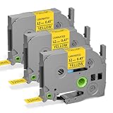 Label KINGDOM Tze 631 Yellow Tape Compatible with...