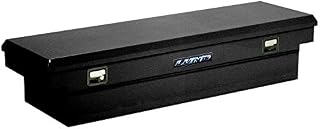 Lund 76599 72-Inch 22-Gauge Steel Cross Bed Truck Tool Box, Black