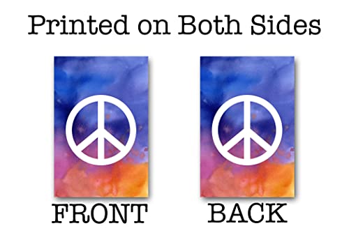 Peace Sign Welcome House Flag Yard Flag Double Sided 28 X 40 Inches #TOP1