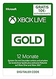 Xbox Live Gold Mitgliedschaft 12 Monate + 10 EUR GRATIS [Xbox Live Online Code]