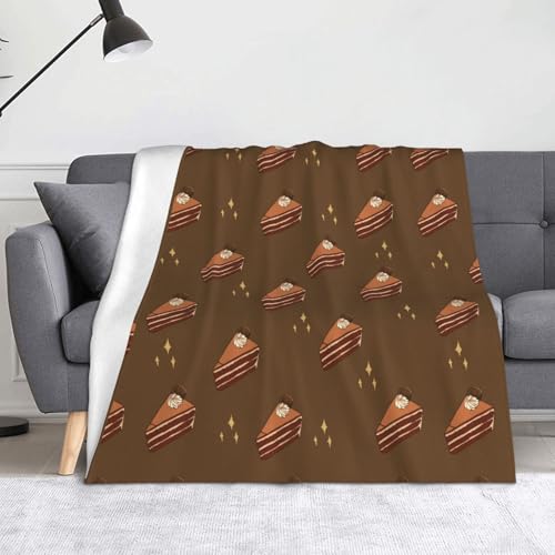 Couverture de voyage 152x127 cm imprimé gâteaux pour camping