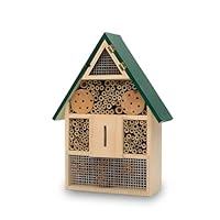 Wintem - Insektenhotel aus natürlichem Bambusholz für den Garten, Schutz für Bienen, Marienkäfer und Schmetterlinge, wetterfest