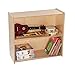 Contender 2 Shelf Bookcase Montessori Geometric Cabinet, Kids Bookshelf And Storage For Classroom Furniture Kindergarten, In Natural [Comes Fully Assembled]