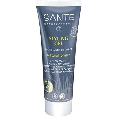 SANTE Naturkosmetik Styling Gel Natural former, Modelliert & fixiert, Festigt das Haar & gibt Halt, Feuchtigkeitsspendend, Vegan, 50ml