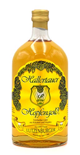 Hallertauer Hopfengold Feiner Likör, 0.7 Liter