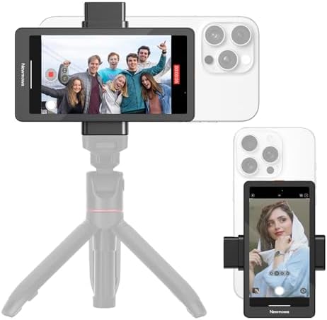 Newmowa 4.95" Teléfono Vlog Selfie Monitor Pantalla,Accesorio de ...