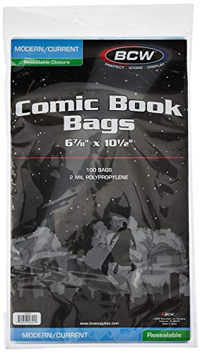 Current Re-Sealable Comic Book Bags (100 Count) #TOP1