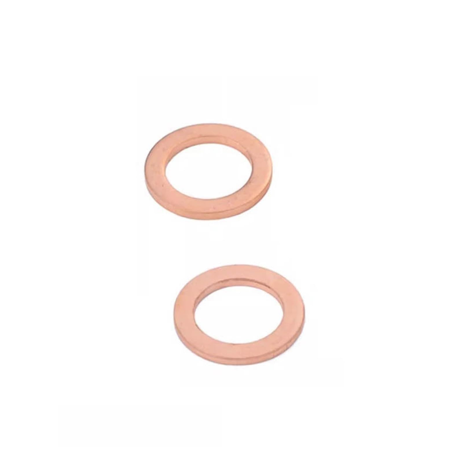 1-30 piezas M18-M60 Arandelas de cobre Cuña Junta plana Anillo de sello Espaciador liso for tapón de cárter(30Pcs,M30x50x2.0mm)