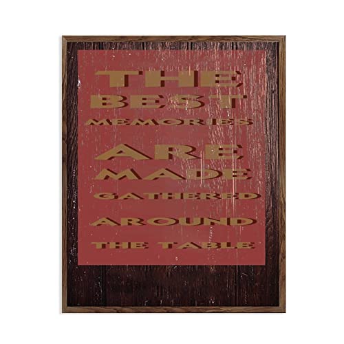Panneau mural en bois noble style rustique de haute finition 40x50 cm