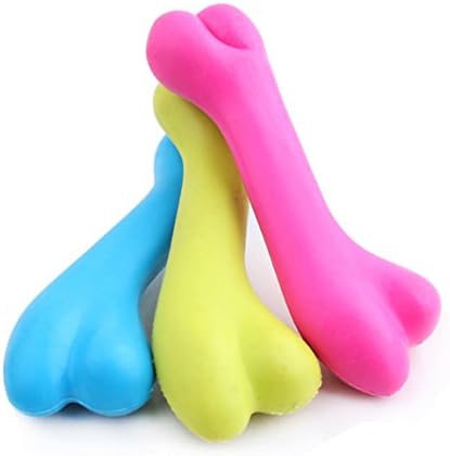 SafeGadgets new rubber bone dog toy; pet chew toys. Safe for any size dog; free from chemicals.