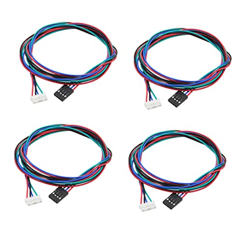 4 Pcs 17 Stepper Motor Cables for 3D Printers CNC Machines