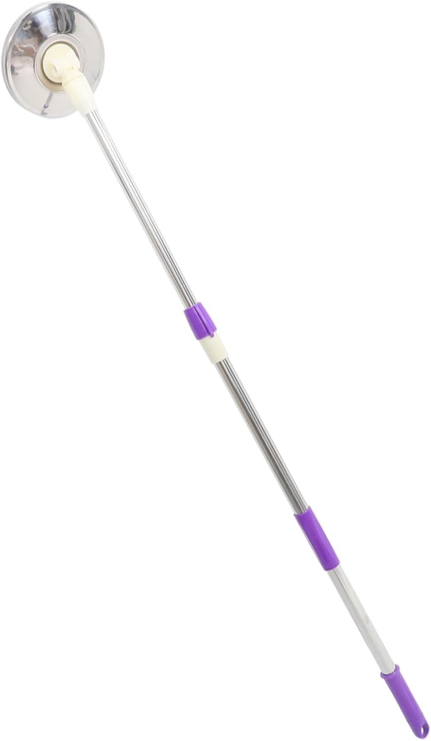 Mop Handle Replacement with Rotating Feature for Efficient Floor Cleaning Purple