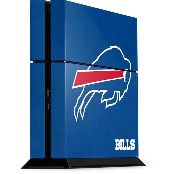 Skinit Decal Gaming Skin Compatible with PS4 Console - Officially Licensed NFL Buffalo Bills Distressed Design