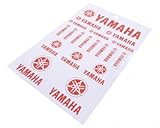yamaha schriftzug  Aufkleber-Set YAMAHA Schriftzug Rot