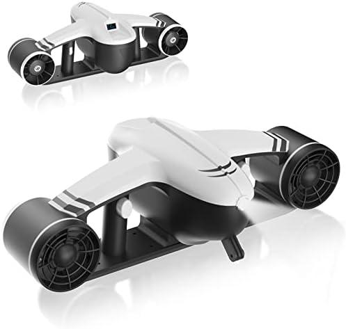 Seblub Underwater Scooter - Dual Propellers & Motors, 164FT Waterproof, 3 Speed Switching, Temperature Sensor, Water Scooter with Camera Mount, Sea Scooter for Kids/Adults, Ideal for Scuba Diving