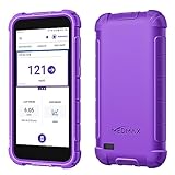 MEDMAX Silicone Case for Omnipod 5, Lightweight Shockproof Anti Slip Protective Cover Soft Gel Skin with Raised Bezel for Omnipod 5 Gerät, (Lila)