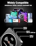 Power Bank Fast Charging 10000mAh, PD3.0 QC4.0 22.5W Portable Charger USB C Input & Output, Powerbank with LED Display, Battery Pack Compatible with iPhone16/15/14/13/12, Samsung, Android More, Black - Image 7