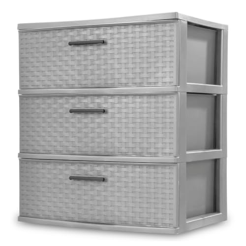Sterilite 3-Drawer Stackable Crate