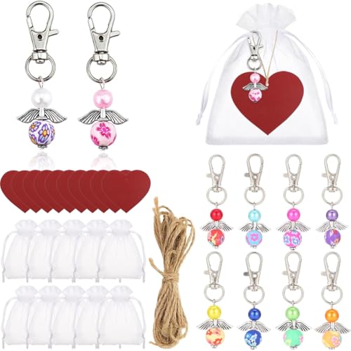 Imagen de JEYORZY 30 Pcs Llavero ángel de la Guarda