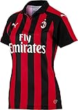Erwachsene PUMA AC Milan Damen Replica Heimtrikot Tango Red-Puma Black M