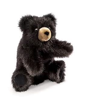 Rag Book Baby Black Bear Puppet Book