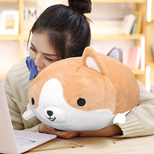 Travesseiro de Cachorro de Desenho Animado, 12,87 X 8,15 X 5,83 pol. Adorável Travesseiro de Pelúcia