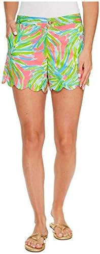 Lilly Pulitzer Women's Buttercup Short, Tiki Pink Royal Lime, 2