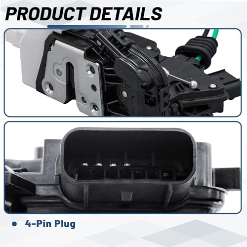 Image of KELOKE Door Latch Lock Actuator Compatible with Kia Sorento 2011 2012 2013 2014 2015, Front Right Passenger Side, Replace# DLA1535 81320-2P000