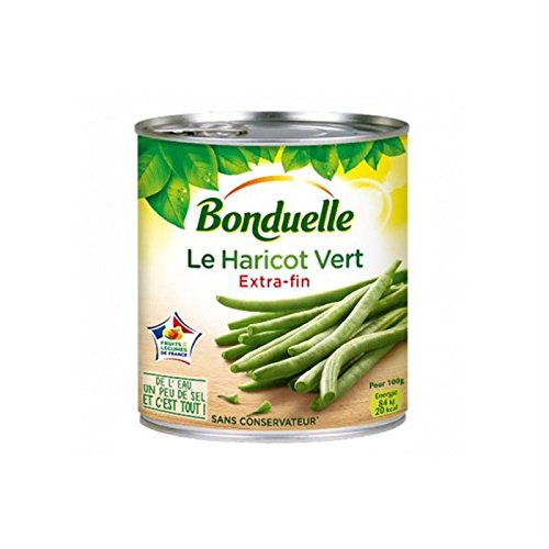 Bonduelle - Fagiolini Extra Sottili 3X440G - Haricots Verts Extra Fins Et Rangés 3X440G - Prezzo Per Unità - Consegna Veloce