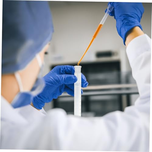 Probeta graduada de vidrio para laboratorio y experimentos científicos de precisión 6
