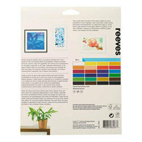 Image of Reeves Watercolour Paint-10ml, Set of 24