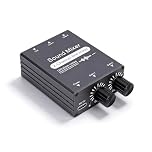 Sxhlseller 2 Channel Audio Mixer, 3.5mm Stereo Mini Mixer with Dual Volume Controls USB C Power and Aluminum Case, for Computer Gaming Console TV Smartphone to Speaker