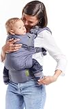 Boba X Mochila Portabebés, Porta Bebés Recién Nacidos y Niños Pequeños, Mochila de Porteo para Bebé, Marsupio de Bebé Ajustable, Portabebés Ergonómico, Portabebés para Peques de 3-21 kg