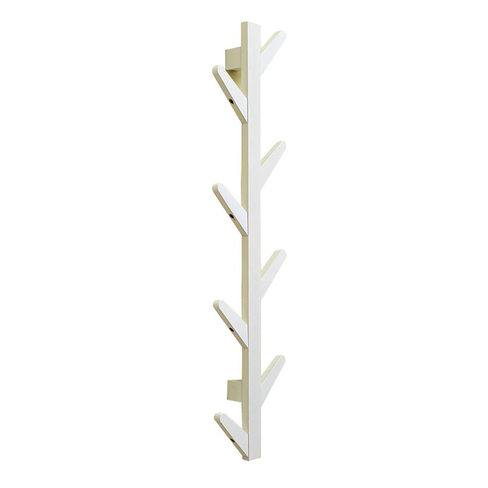 Xyanzi Precioso Perchero Montado En La Pared, Perchero De Bambú Moderno para Sombreros De Árbol Bolsas, Bufandas Ropa Bolso Paraguas Instalado En La Pared De La Percha del Baño del Dormitorio