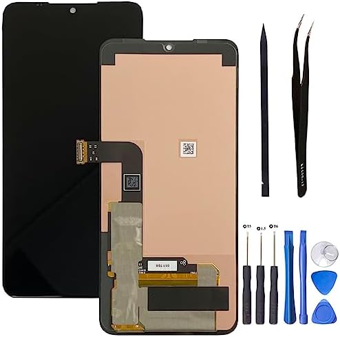 HQB-Star OLED Display Screen Replacement for LG G8X ThinQ LM-G850 V50S 6.4 inch LCD Display Touch Screen Digitizer Assembly +Tools
