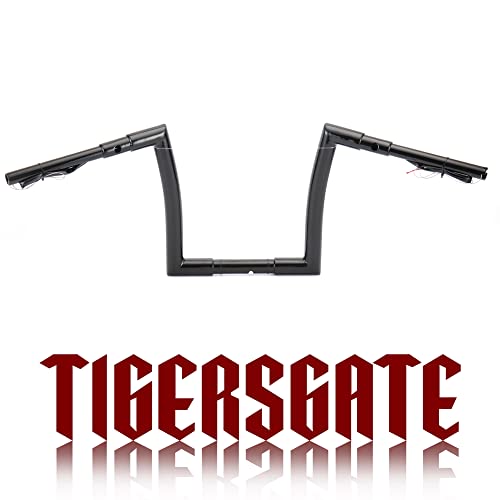 Tigersgate Black Prewired 14" Rise Ape Hanger Handlebar 1-1/2" Fat For Harley 2015-2022 Fltrx (Road Glide) & Fltrxs (Road Glide Special) & Fltru (Road Glide Ultra) #TOP27