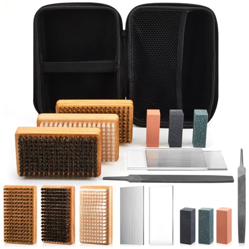 FoldTier 10 Pcs Snowboard Wax Kit, Snowboard and Ski Tuning