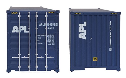 Image of Walthers SceneMaster 40' Hi-Cube Corrugated-Side Container-American President Lines (Eagle Logo) 949-8251 HO Scale Model Railroad - Freight Model