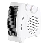 GEEPAS Fan Heater 2000W | Electric Heaters for Home with 2 Heat Settings 1000–2000W | Energy Efficient Upright Space Room Heater with Instant Heat | Tip-Over & Overheat Protection | Low Running Cost