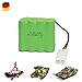 9.6V 1800mAh Akku für RC Boote Schiffe Panzer Heng Long 3808, 3809, YH4101b-1, YH4101b-6 RC Schiffe 3810, Ersatzteil, Ersatzakku
