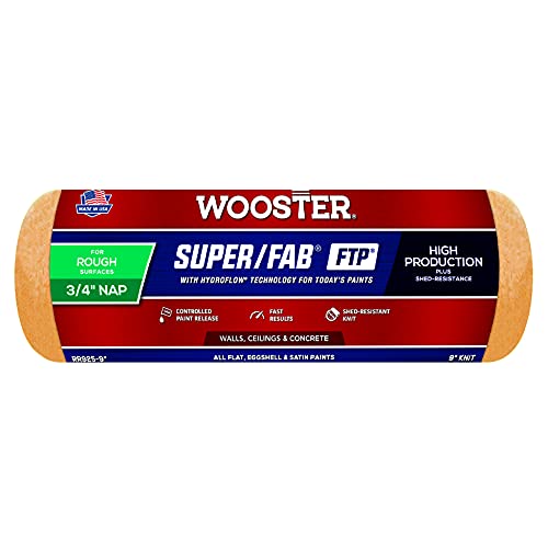 Wooster RR925-9 Super Fab FTP Paint Roller Cover 3/4" Nap 9"