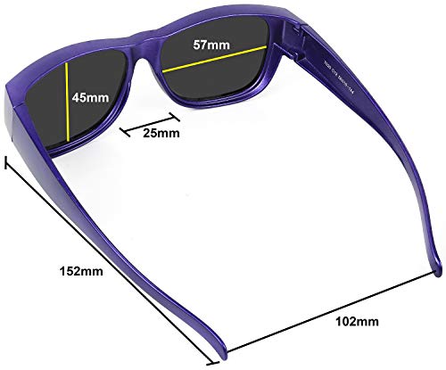 Fit Over Sunglasses Polarized Wear over Eyeglasses Unisex for Men and Women Pouch Included by Success Eyewear - Used condition - Image 3